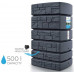 Prosperplast TOWER STONE esővízgyűjtő 500l, antracit IDTST500
